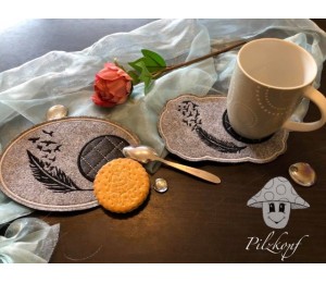 Stickserie ITH - Mug Rugs Basics 2